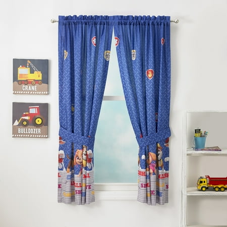 Curtain Panel Valance Tie Backs Paw Patrol Pillow Cover